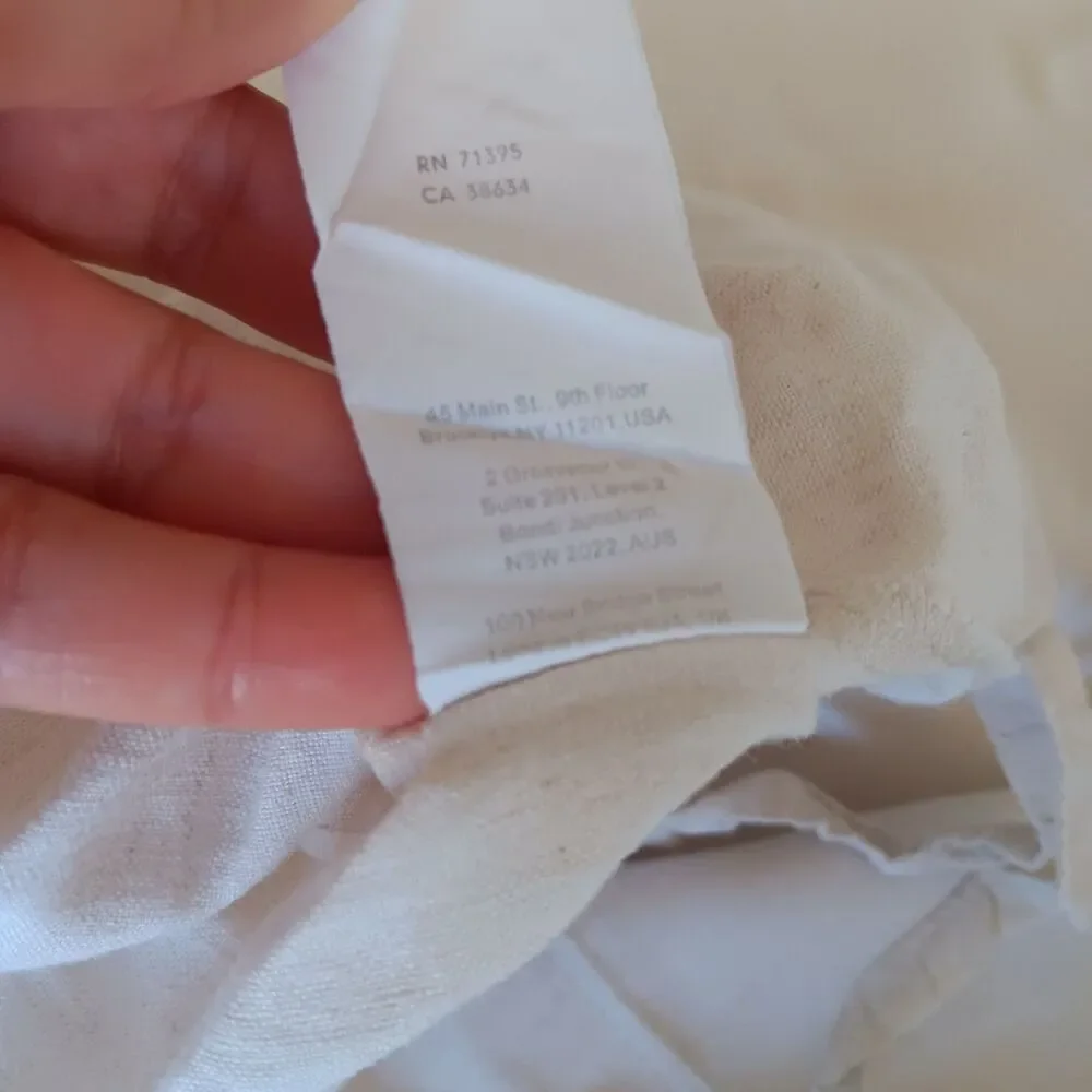 West Elm 100% Flax Linen Full/Queen-Grand Duvet Cover 88